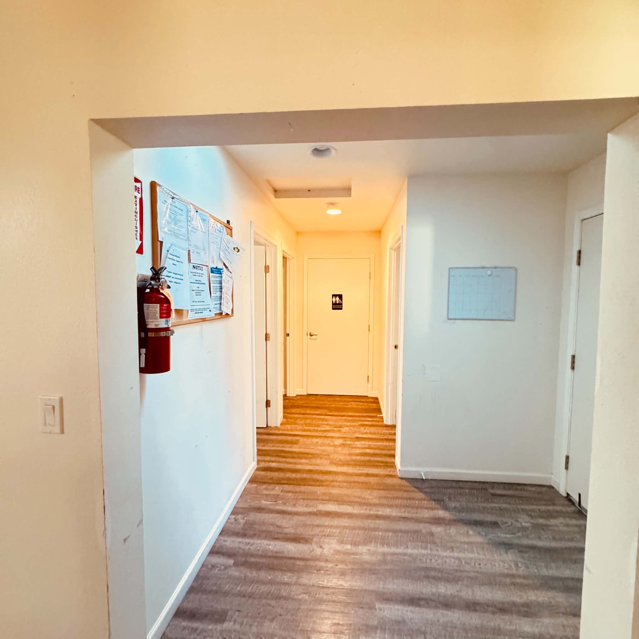Wheelchair accessible ramp with beautiful sunrise view
